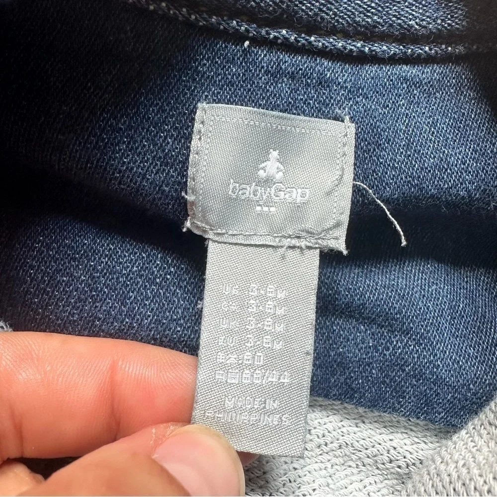 Gap Jean Jacket Unisex Blue 3-6 Months